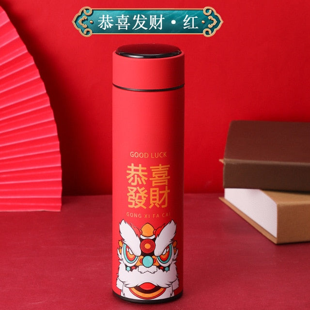 Temperature Display Thermos Bottle