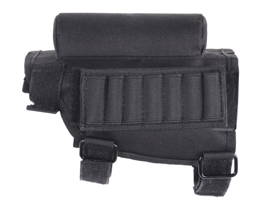 Hunting Gun Accessories Adjustable Rifle Shotgun Tactical Buttstock Cheek Rest Shooting Pad Ammo Case Cartridges Holder Pouch