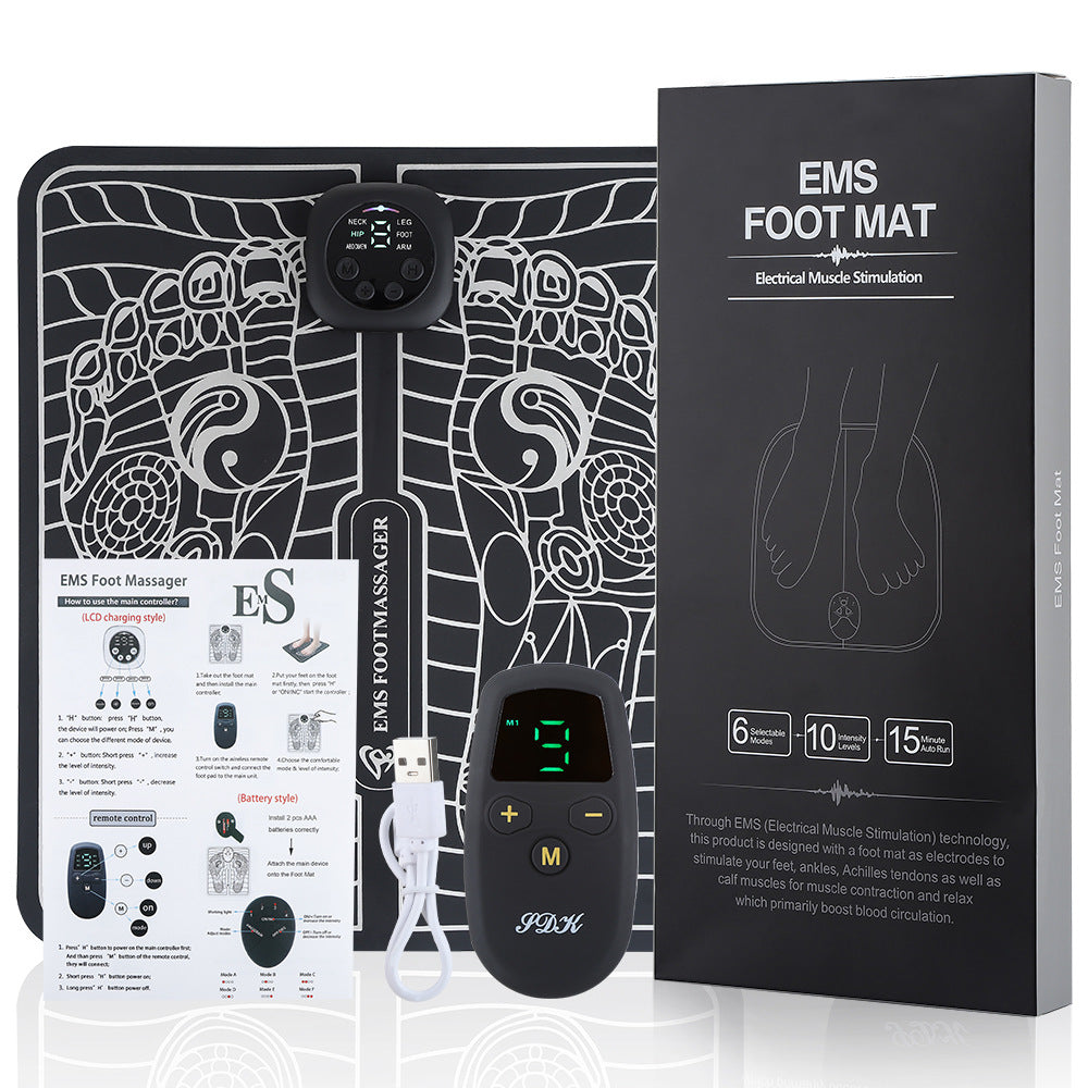 Remote Control EMS Foot Reflexology Foot Massage Machine