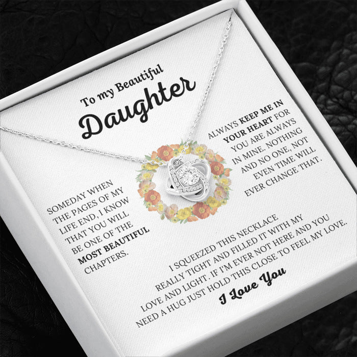 The Necklace Is A Gift For My Daughter