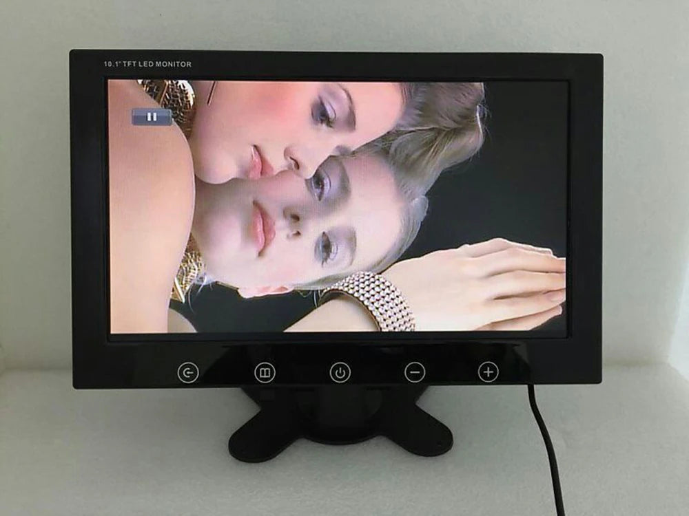10.1 inch Car Display AV Car Monitor Portable Display support PAL / NTSC Video Input 16:9 Car TV