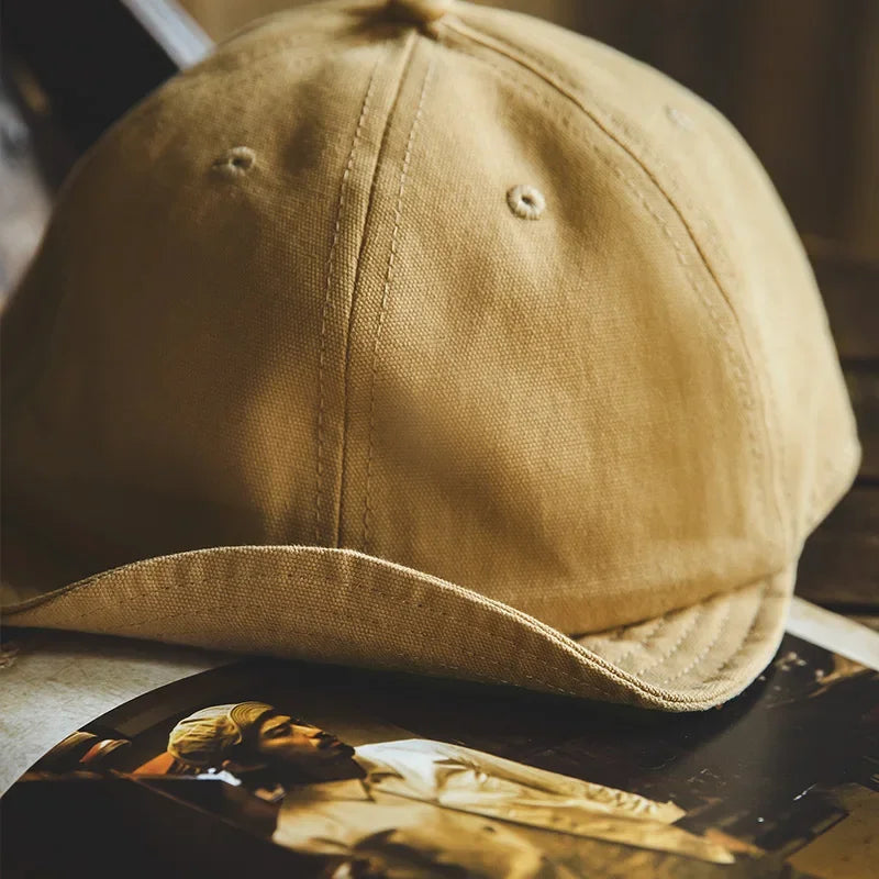 Maden Oversize Men's Denim Golf Caps Casual Newsboy Hat Amekaji Retro Beret Wild Hats Uncle Fu Unisex Vintage Flip Octagonal Cap