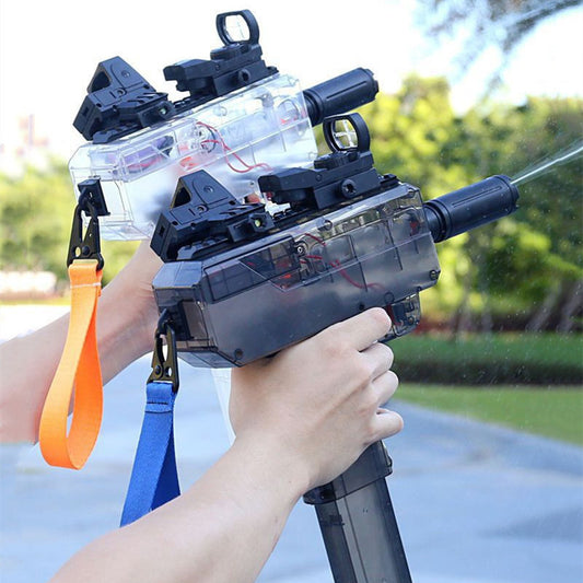 Uzi Electric Burst Water Gun Children's Powerful Water Gun Toy Fully Automatic Range Long Spray Outdoor Toy Water Gun