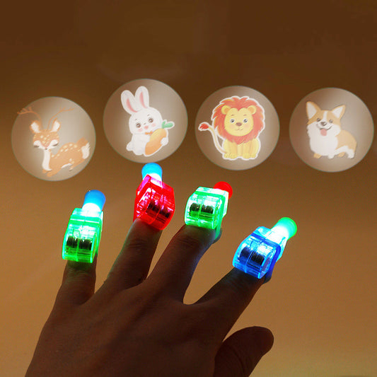 Cartoon Finger Projection Lamp Luminous Toy