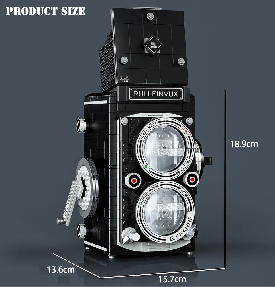 Mini Bricks Retro Camera Model