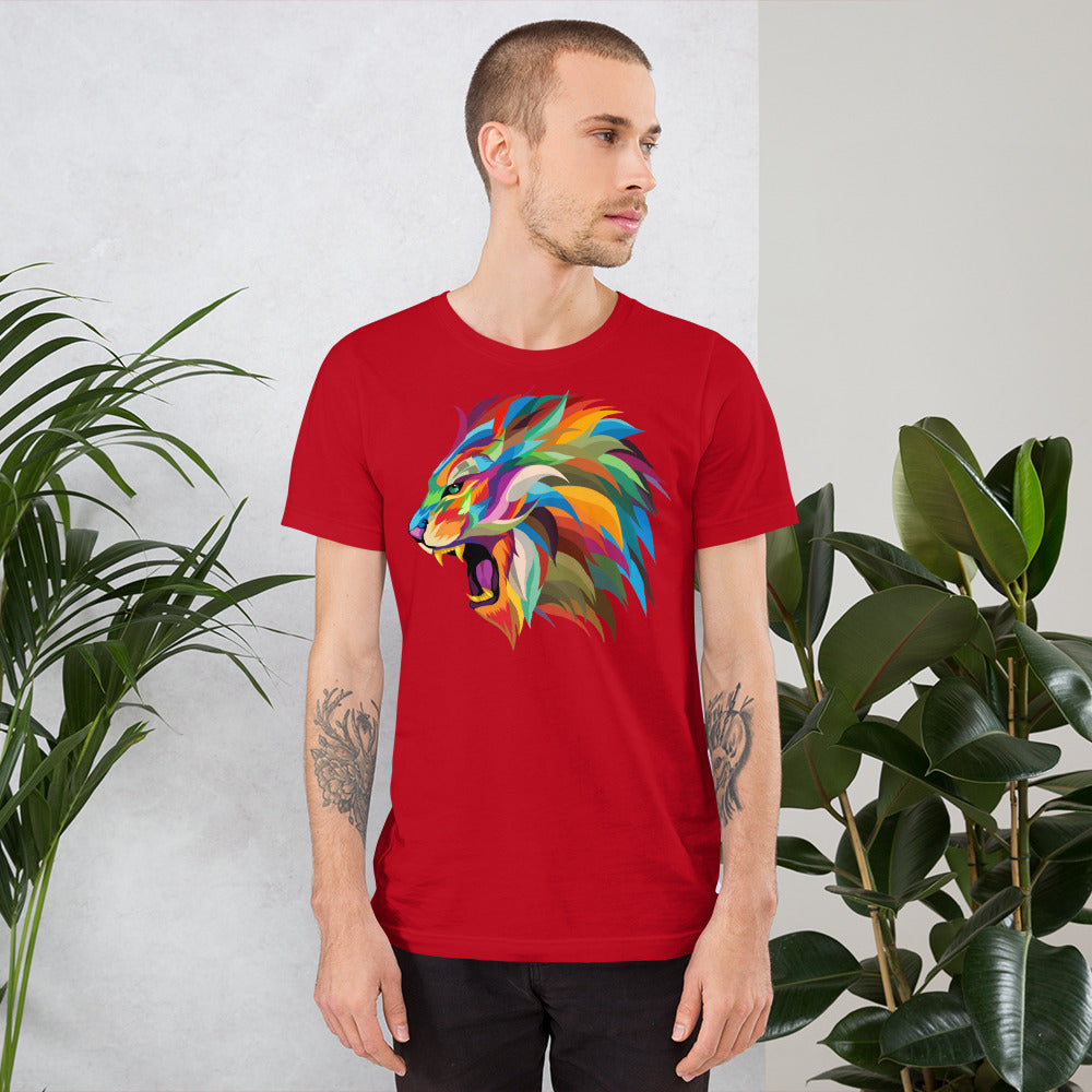 Colorful lion t-shirt
