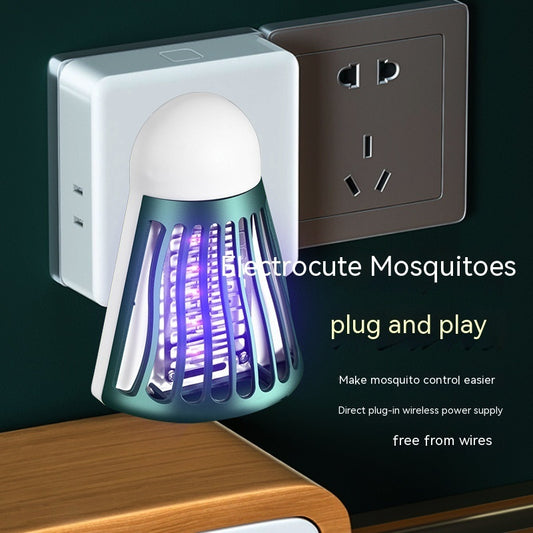 Household Automatic Bedroom Electric Shock Mosquito Killing Lamp