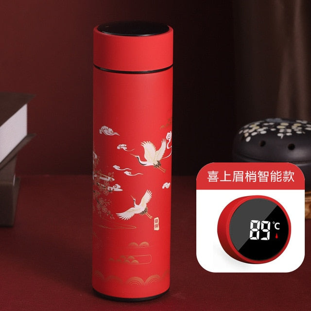 Temperature Display Thermos Bottle